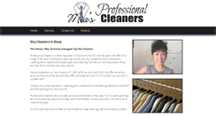 Desktop Screenshot of professionalcleanersreno.com
